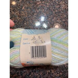 Caron Baby CuddleSoft Yarn-Dupont Orlon. Pastel Rainbow 1 Skein